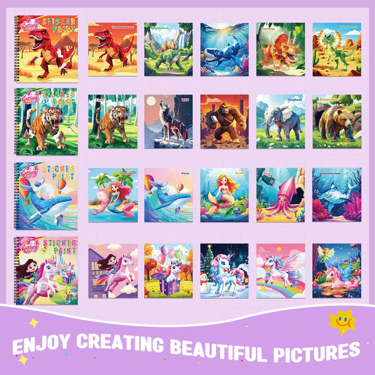 DIY Sticker-by-Number Activity Book, photo 2