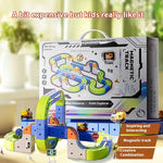 MagniTrack™ Magnetic Car Rail Set – STEM Racing Adventure