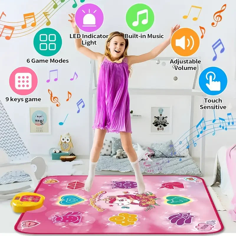 Unicorn Music Dance Mat with LED Scoreboard, photo 3