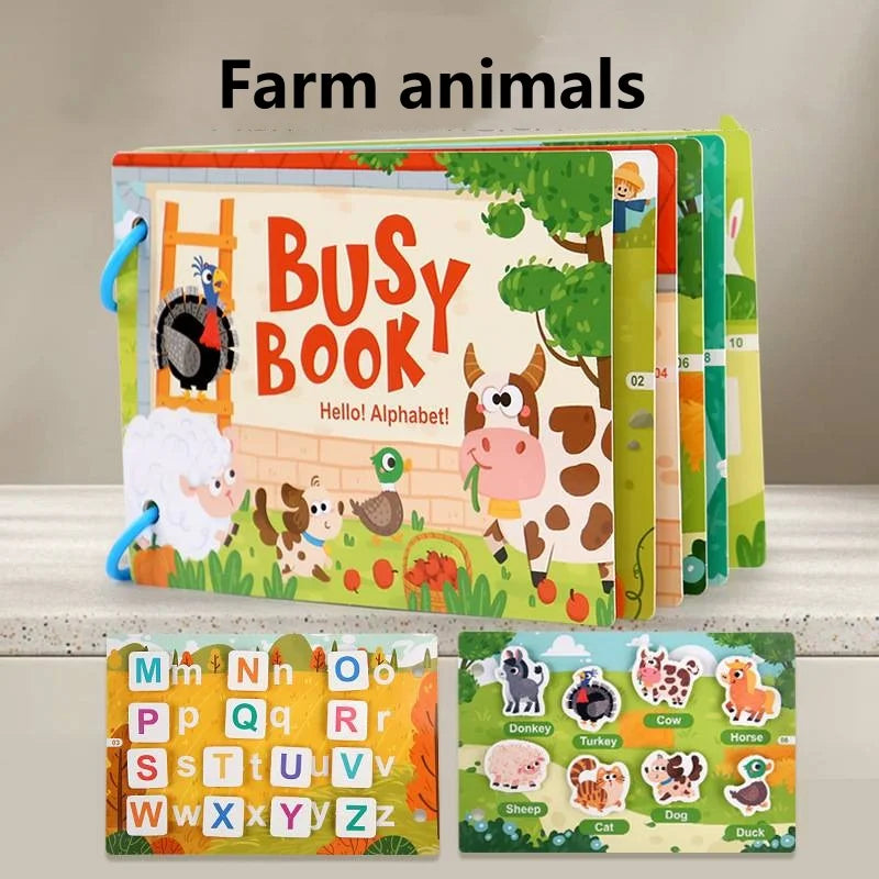 Montessori Quiet Book (Sticker Matching), photo 8