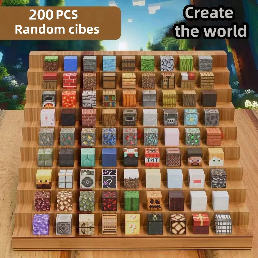 Montessori Magnetic Building Blocks Cube