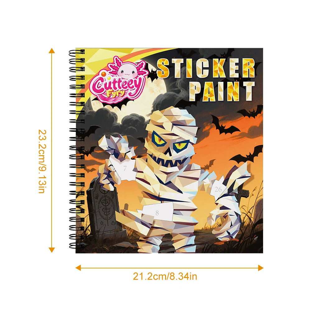 DIY Sticker-by-Number Activity Book