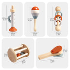 Wooden Baby Musical Instrument Set, photo 6