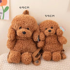 Plush Teddy Dog Backpack