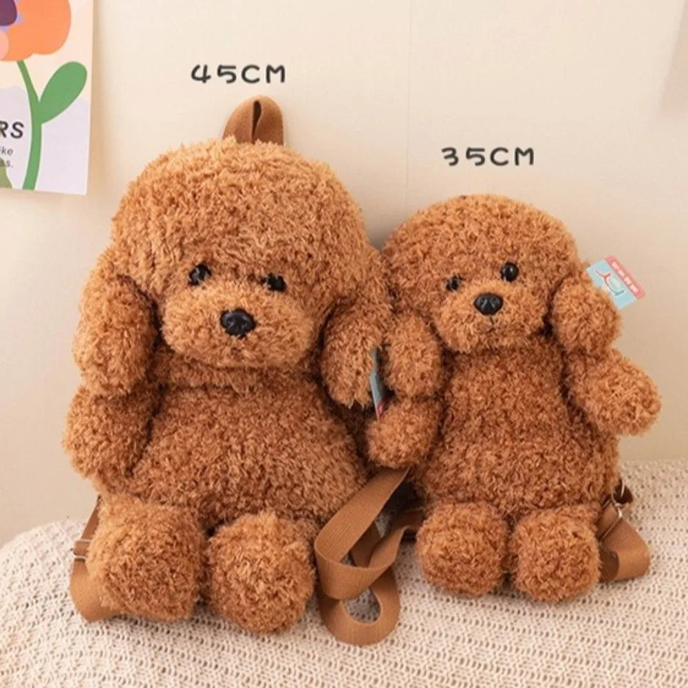 Plush Teddy Dog Backpack