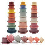 Silicone Stacking Cups – Montessori Sensory Learning Toy