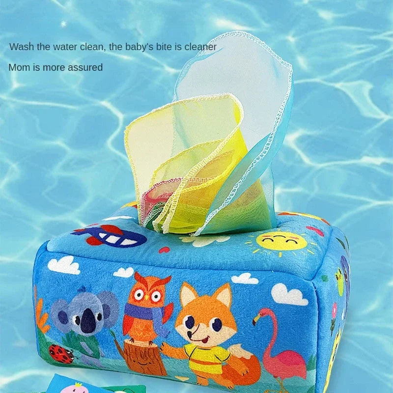 Baby Pull-Along Tissue Box Toy