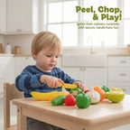 Toddler Chef Play Food Cutting Set