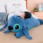 Blue Puppy Stitch Plush Long Pillow Toy