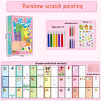 Mess-Free Rainbow Scratch Art Kit, photo 7