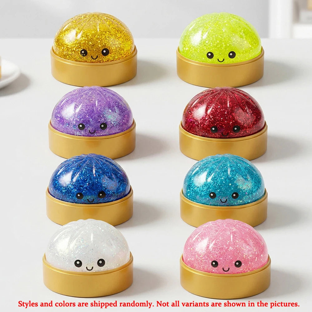 BunBuddies Glitter Dumpling Squishy Toy