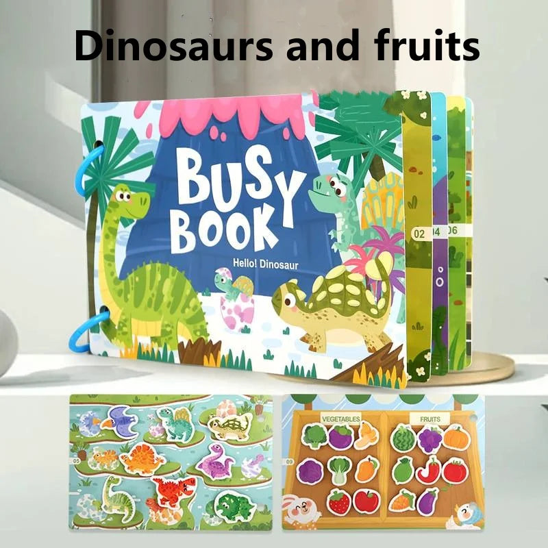 Montessori Quiet Book (Sticker Matching), photo 10