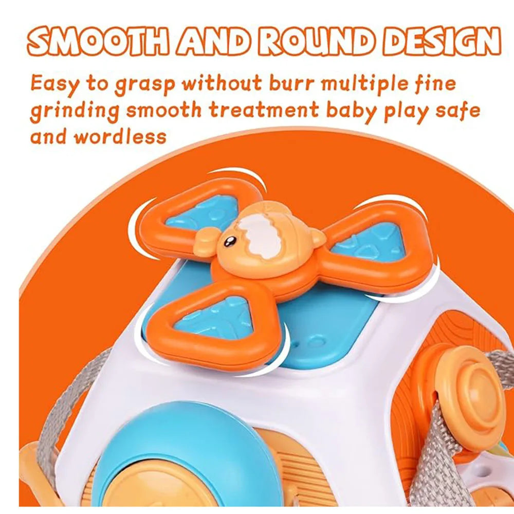 Baby Busy Board Cube Montessori Sensory Toys for Toddler