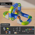 MagniTrack™ Magnetic Car Rail Set – STEM Racing Adventure