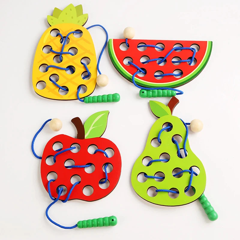 Wooden Fruit Lacing Boards