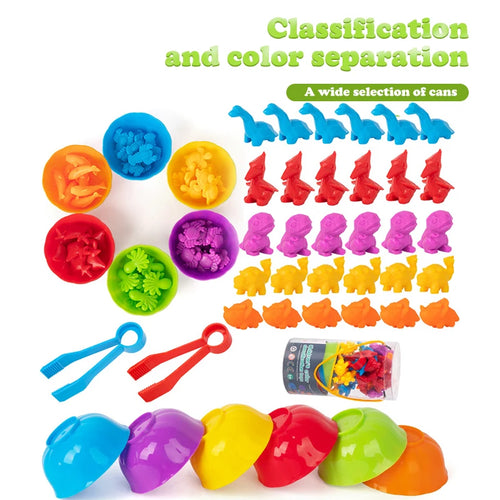 Animal Counting & Sorting Learning Toy – Early Education Classification Set