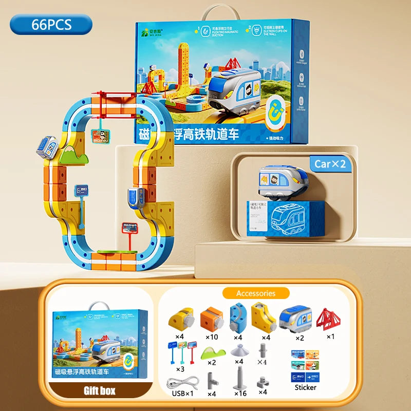 MagTrack Magnetic Train Set
