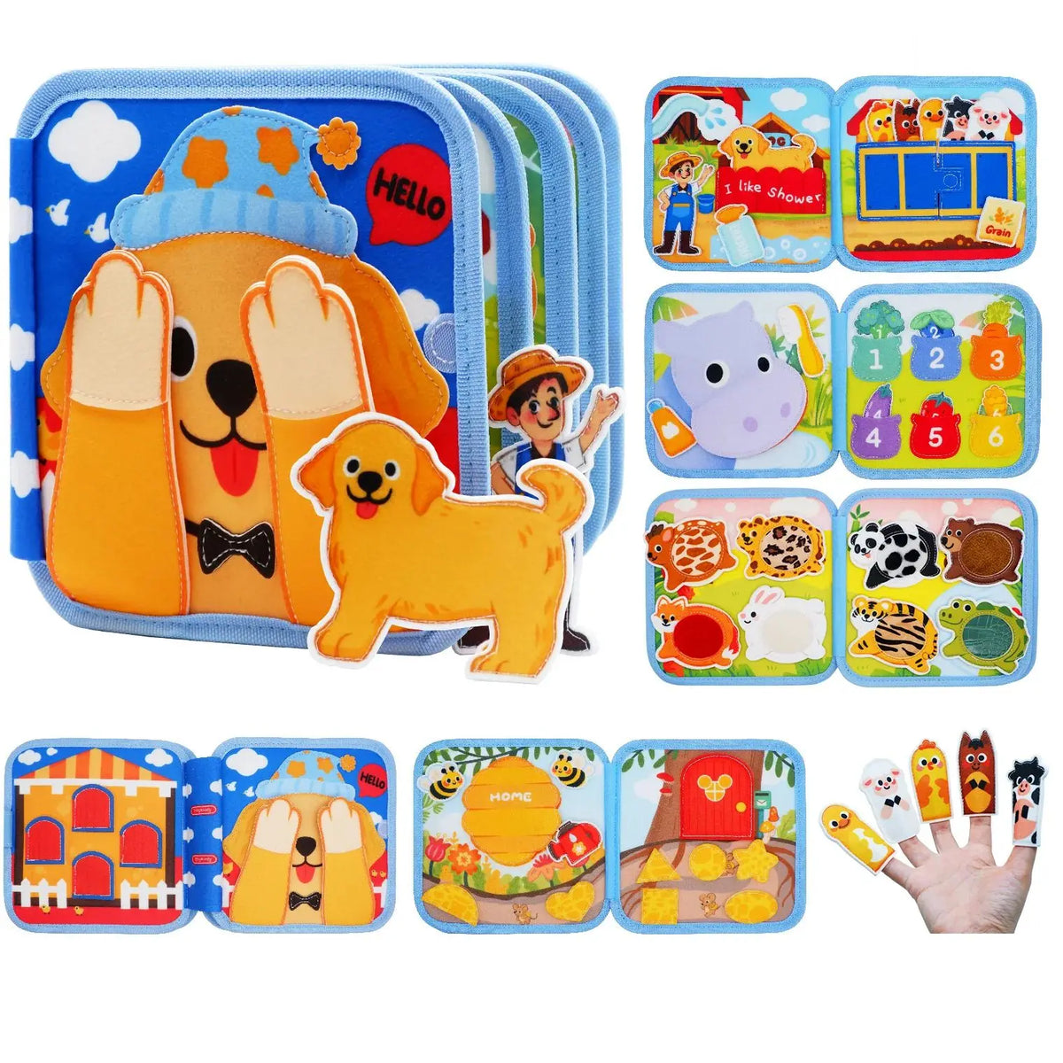 Montessori Sensory Busy Book, photo 5