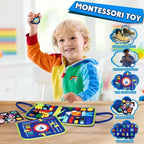Montessori Felt Busy Book for Toddlers