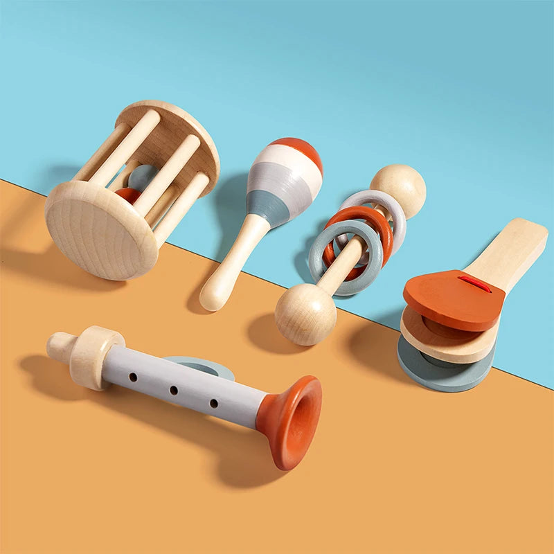 Wooden Baby Musical Instrument Set, photo 3