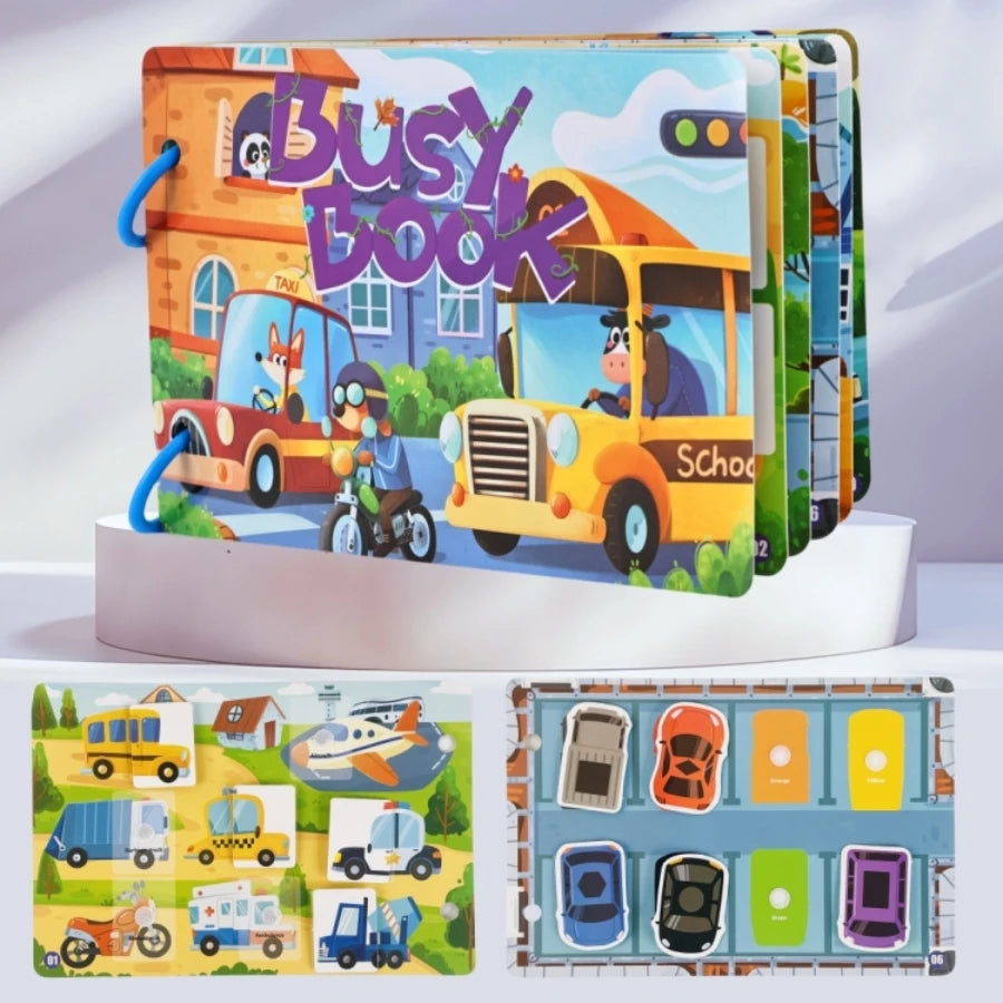 Reusable Vehicle Sticker Quiet Book