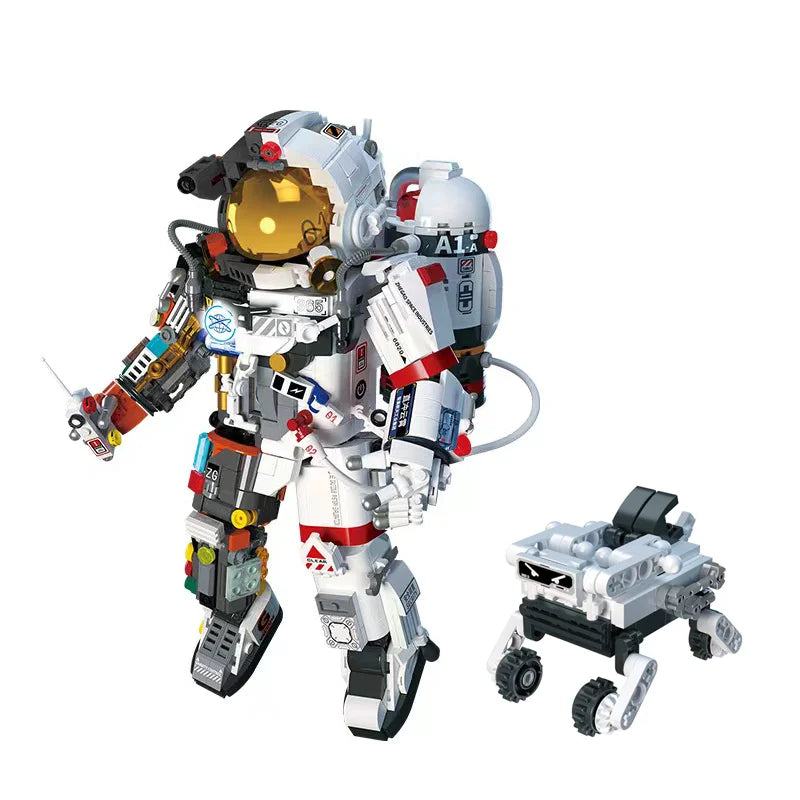 Space Warrior Astronaut Robot Dog Set