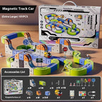 MagniTrack™ Magnetic Car Rail Set – STEM Racing Adventure