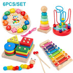Montessori Wooden Puzzle Collection