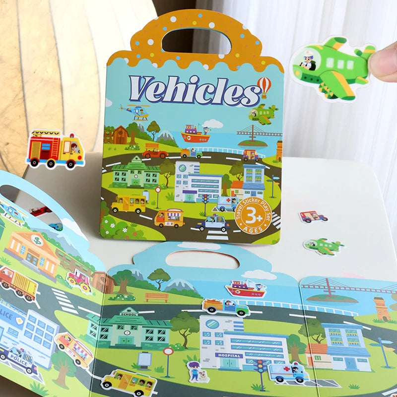 Reusable Jelly Sticker Quiet Book