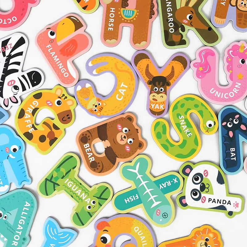 Magnetic Animal Alphabet Letters