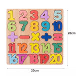 Montessori Wooden Puzzle Board for Toddlers