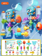 Octopus Bath Toy Set – Suction Cup Spinners & Water Squirt Fun!