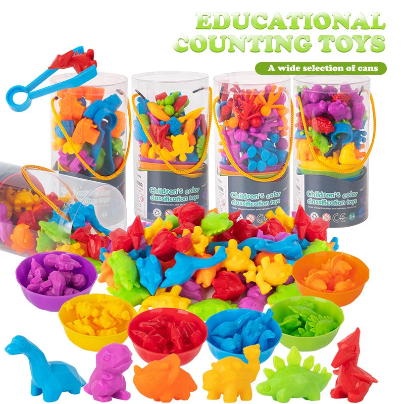 Animal Counting & Sorting Learning Toy – Early Education Classification Set