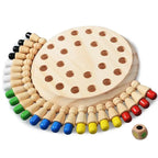 Wooden Montessori Memory Chess