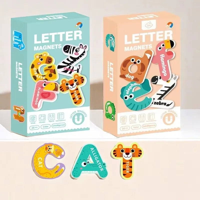 Magnetic Animal Alphabet Letters