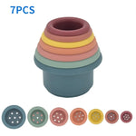 Silicone Stacking Cups – Montessori Sensory Learning Toy