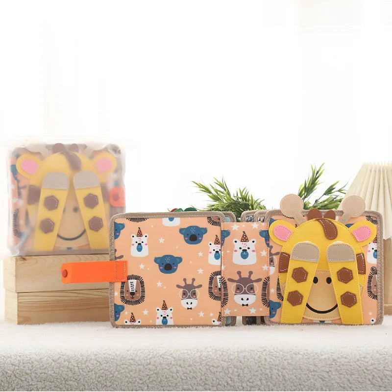 Montessori Soft 3D Cloth First Learning Book