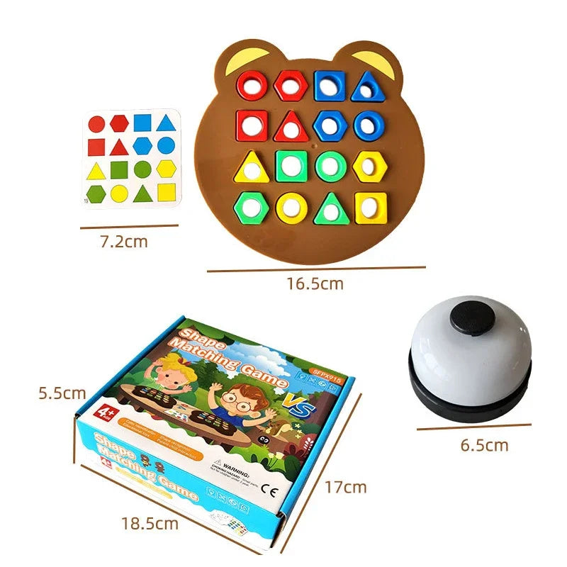 Shape and Color Matching Battle Game