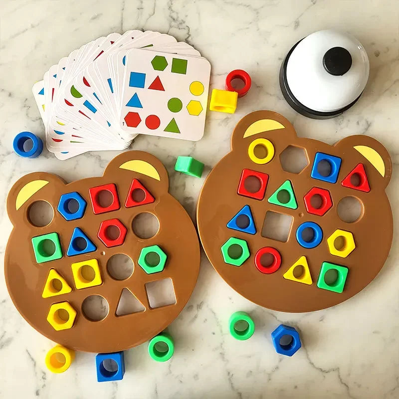 Shape and Color Matching Battle Game
