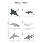 Realistic Ocean Animal Figurines Set