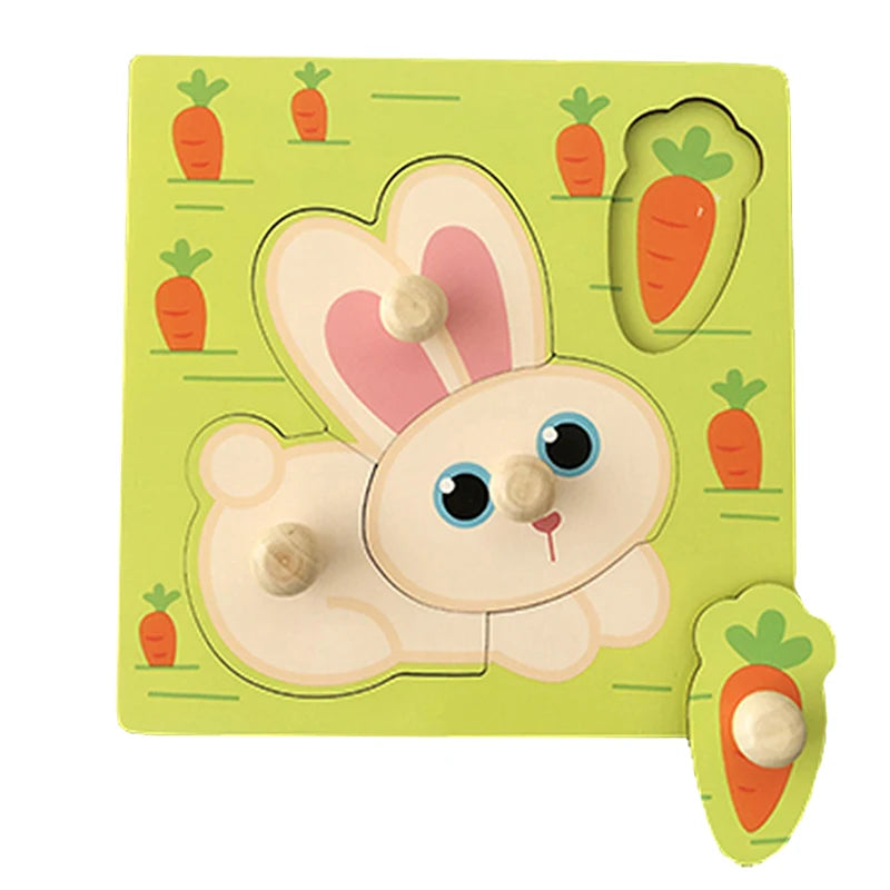Montessori Wooden Puzzle Board for Toddlers