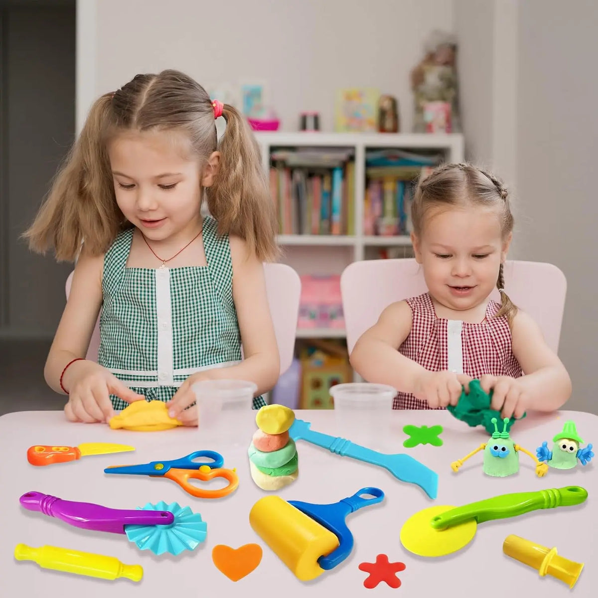 Play Dough Tool Kit with Animal and Shell Molds