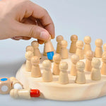 Wooden Montessori Memory Chess