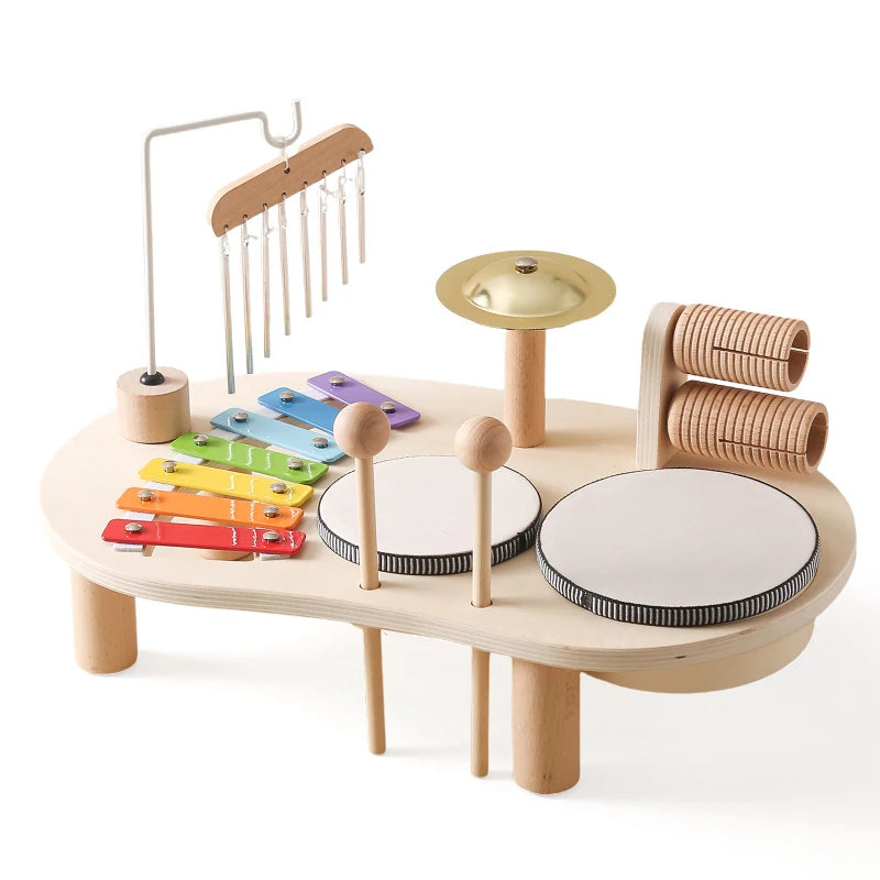 Montessori Wooden Percussion Instrument Set