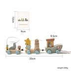 Wooden Pull-Along and Push Toys for Babies