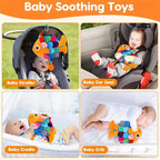 Tummy Time Fish Plush with Baby Mirror