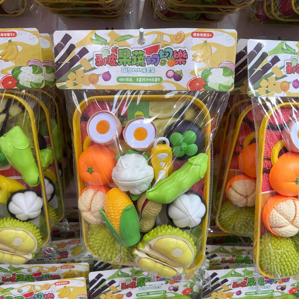 Toddler Chef Play Food Cutting Set