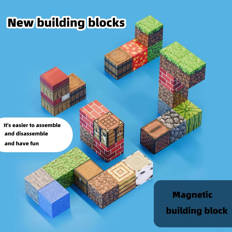 Montessori Magnetic Building Blocks Cube