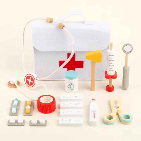 Wooden Doctor's Toy Set