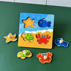 Wooden Peg Puzzle Boards (8 Themes)